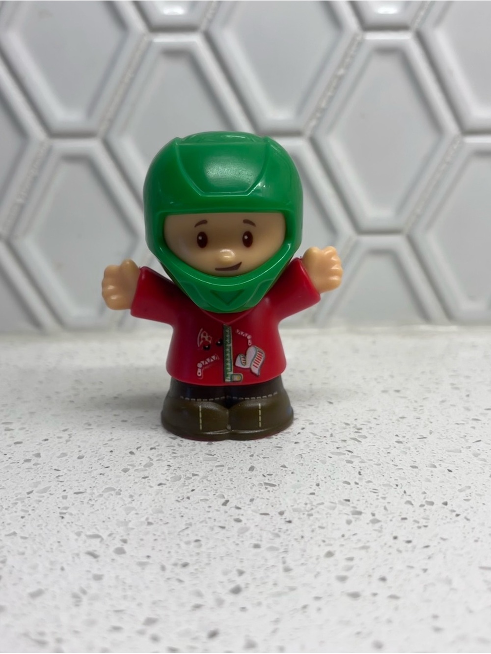 3/$15 - Fisher-Price Little People Pizza Delivery Restaurant Worker We Can Dine
